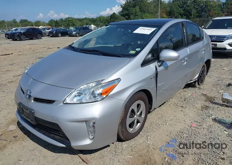 2014 Toyota Prius Four из США, поврежденный, VIN JTDKN3DU0E1788921